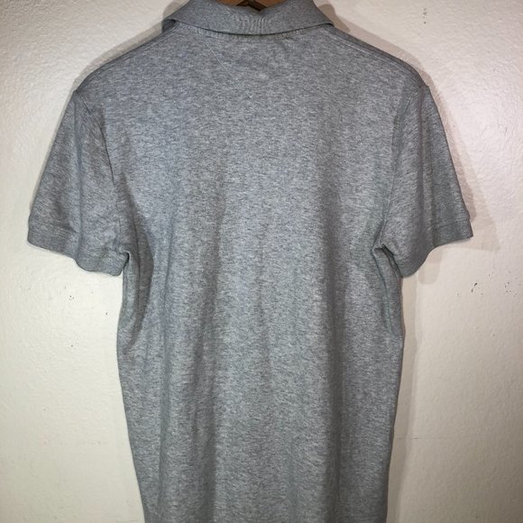 Tommy Hilfiger Polo Shirt Mens Small Gray Short Sleeve Classic Fit - Picture 2 of 5